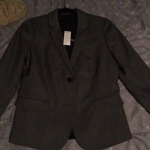 Ann Taylor Gray Two Button Suit Jacket size 4